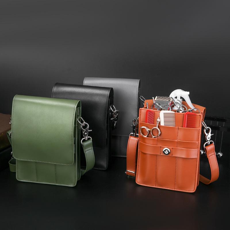 Large Capacity Hairdressing Scissors and Tool Bag - Crossbody and Waist Design for Pet Groomers and Hairstylists
