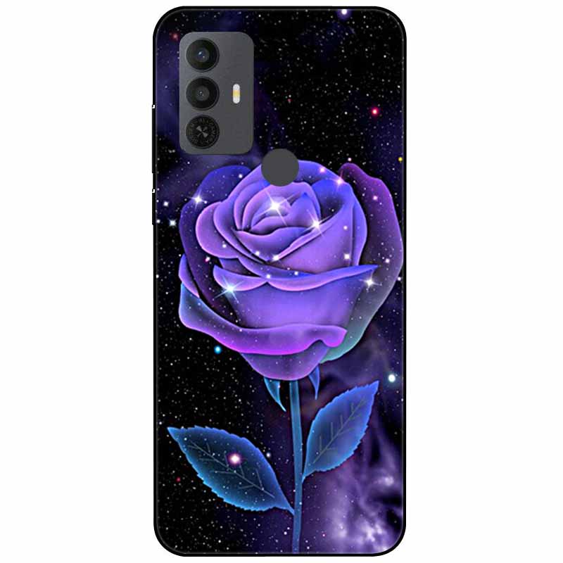 Für TCL 30 SE Hülle 305 6.52'' Silikon Weich Mode TPU Handyhülle für TCL 305 306 30SE Hülle 6165A Bumper Funda für TCL30SE 405