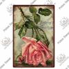 Putuo Decor Flower Vintage Tin Sign Plaque Metal  Retro Wall Art Poster for Garden Living Room Club Decoration