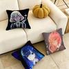 LLand of the LLustrous Square DoubleSided Printed Pillow Case Bedroom Bedside Pillow Sofa Cushion Cover Gift