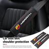 YIH4 Car Seat Belts Covers Padding Carbon Fiber Belt Shoulder For Abarth FIAT Grande Punto Tipo Stilo Palio UNO Astra Bravo Panda