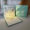 3D Cake Music Lights Birthday Card - Advanced Creative Gift