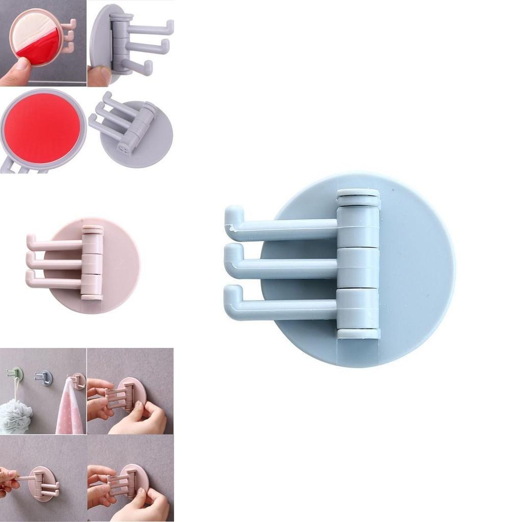 Versatile Rotatable Seamless Adhesive Hook Ideal For Kitchen Towel Wall Hanger Organization