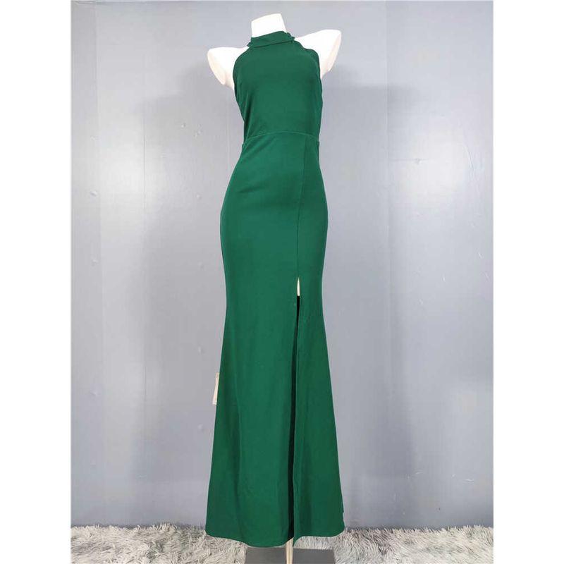 Export Single Temperament Banquet Adult Lady Like Woman Tall Slimming and Fashionable Beautiful Aura Fancy Accessible Luxury Stunning Dress Female