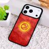 Kyrgyzstan Flag Phone Case for iPhone 17 Air 16 15 11 12 14 13 Pro Max Shockproof Cover