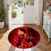 Ronaldo's Round Floor Rug Suitable for Bedrooms Hallway Kitchen Game Room Antislip Round Carpet Office home decor