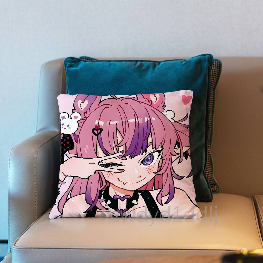 IIronmouse Vtuber Cushion Cover Pillow Cover Decor Pillowcase Printed Cushion Case For Couch
