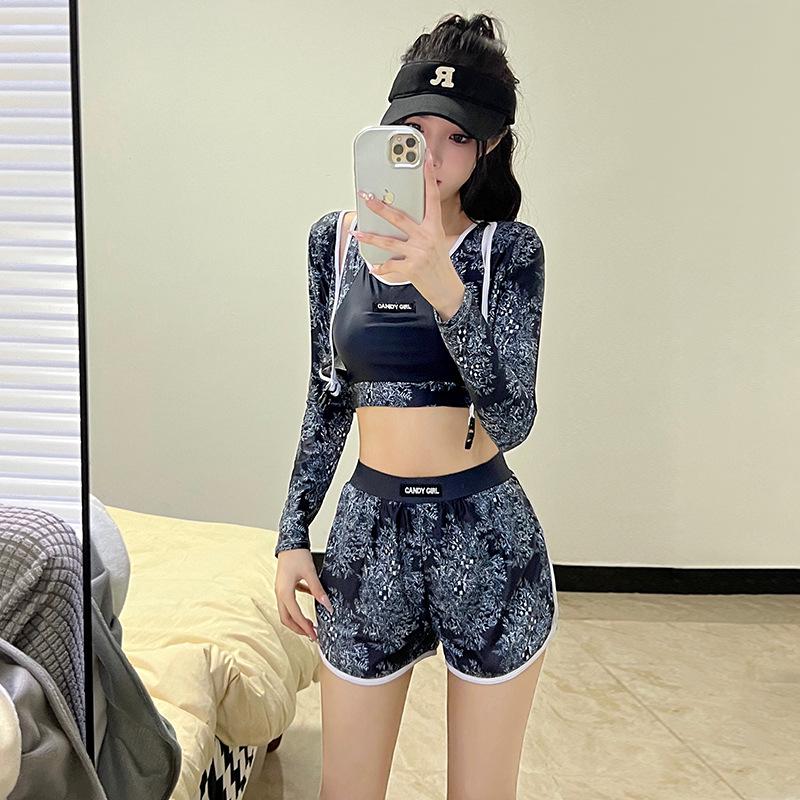 

Корейский ретро минималистичный купальник с высокой талией и эффектом похудения для женщин Extra Large чёрный