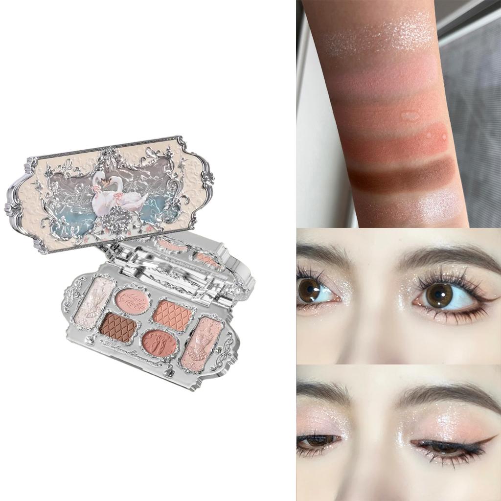 Flower Knows 2026 Bunny Garden Oogschaduw Palet Schattig Konijn Thema Alles-in-één Cosmetische Collectie met Blush & Highlighter