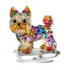 Acrylic Dog Sign 2D Flat Puppy Decoration Desktop Dog Ornament with Base for Home Office Tabletop Cabinet Decor