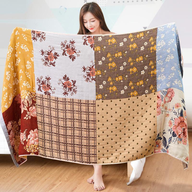 

Банные полотенца 100% хлопок 75x150см, Винтаж, Жаккардовый узор Дышащее марлевое банное полотенце для женщин, Мягкие и влаговпитывающие Быстросохнущие банные полотенца