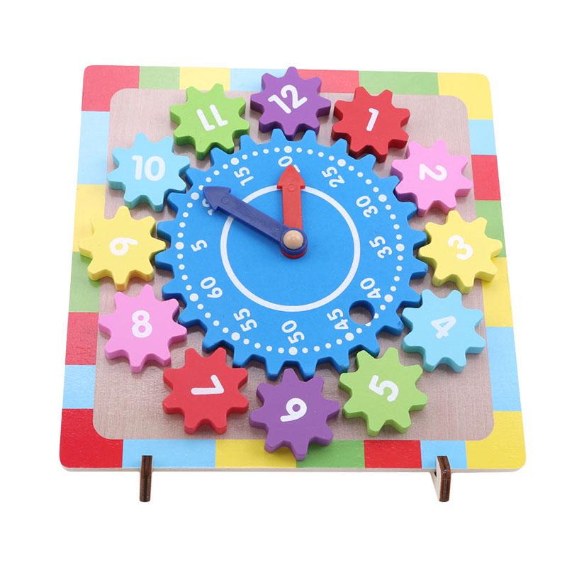 Buy Clock Toy Wooden Shape Sorting Education Clock Toddlers Kids