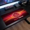 Tappetino Mouse Grande Personalizzato Ajax Amsterdam, Stampa Testo Nome Personalizzato, Tappetino Scrivania Antiscivolo Logo Calcio, Regalo Gaming