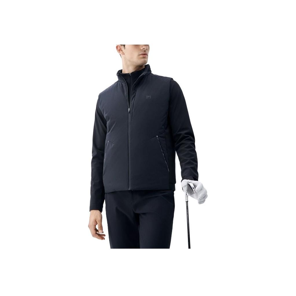 New FILA Athletics Down Jacket Men's Pitch Black A11M245910FBK