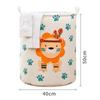 Dirty Laundry Basket Foldable Clothes Toys Sundries Basket Home Toilet Bathroom Storage Bucket Lion