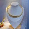 2-teiliges stapelbares mehrschichtiges Armband, stilvoller elastischer Schmuck, wasserdichte Halskette, elastische Armreifen für Modeliebhaber