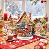 3d Christmas Card Unique Pop-Up Santa Claus Card Christmas Greeting Card Three-Dimensional For Decor Gifting Christmas