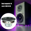 2Pcs 45mm 4Ohm 8W Portable Speakers 1.7inch 16 Cores Small Full Ranges Rubber Side Inner Magnetic Speakers Replacement