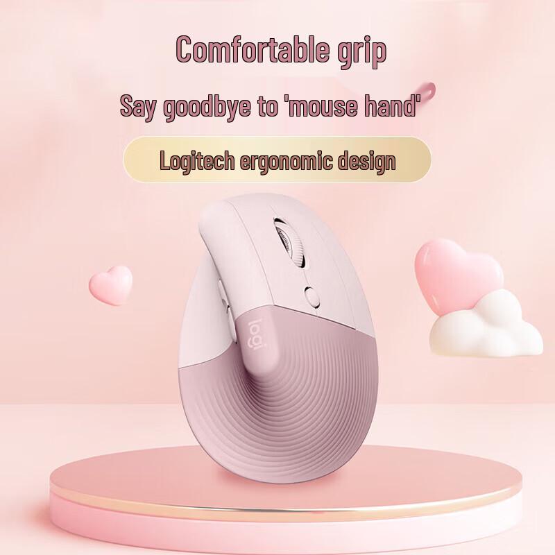 Logitech Lift Vertical Ergonomic Wireless Mouse for Small Hands