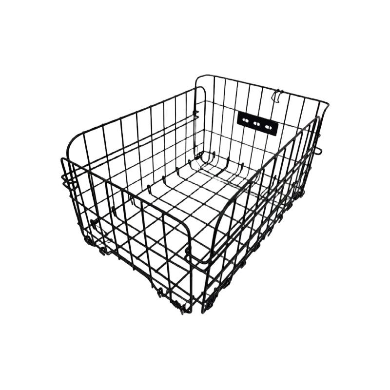 Складная металлическая задняя велосипедная корзина большой емкости