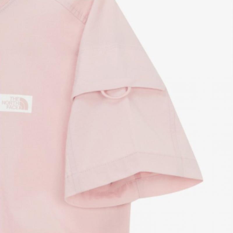 The North Face Women S froSt Short Sleeve Tee Pale Pink Nt7ur35a