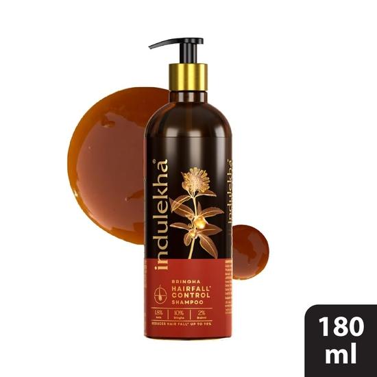 Indulekha Bringha Shampoo, Proprietary Ayurvedic Medicine For Hair Fall, Free From Parabens, Synthetic Dyes And Synthetic Perfume, 200ml