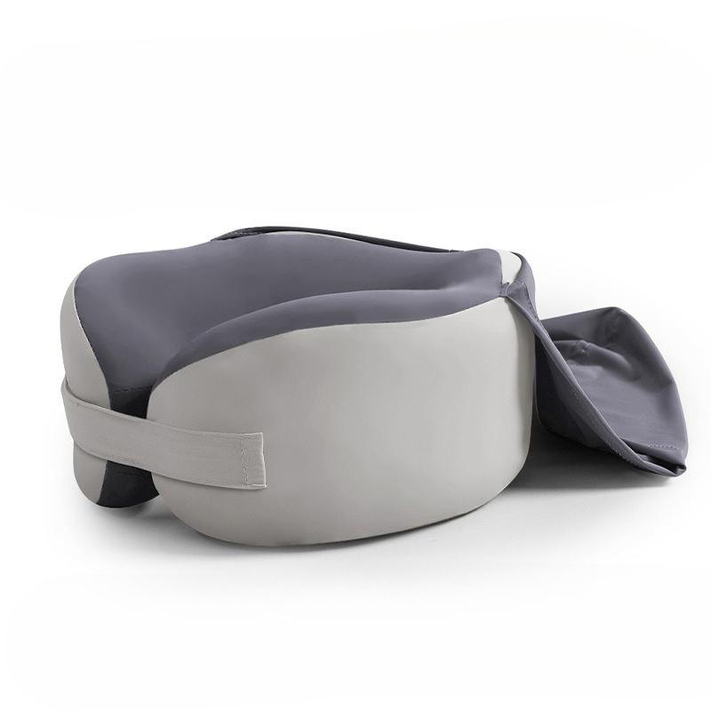 

U-shaped Pillow Neck Protector Hooded Travel Portable Aircraft Neck Protector Travel Pillow Can Be Stored and Folded