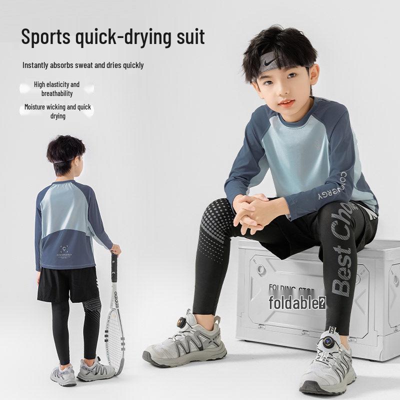 Moonkids Boys  Quick-Drying Long-Sleeve Sportswear Set 160