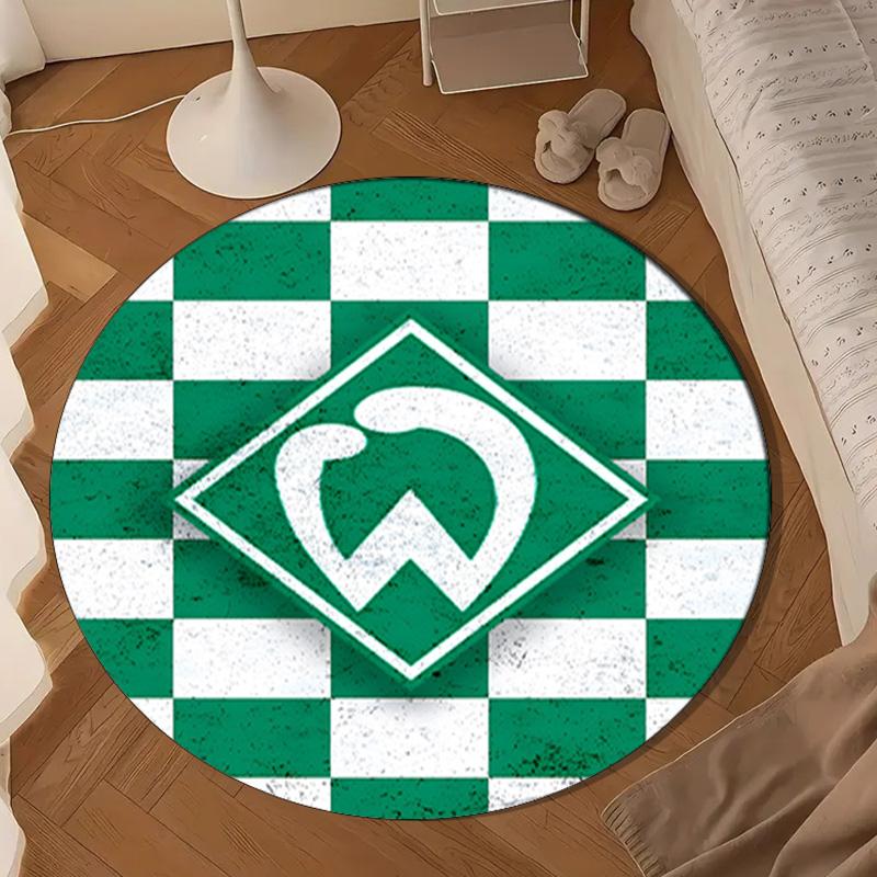 Grünes Bremer Wappen Runde Matte Heimdekoration, Stuhlunterlage Für Wohnzimmer, Schlafzimmer, Fußmatte Heimdekoration Geburtstagsgeschenk Weihnachtsgeschenke