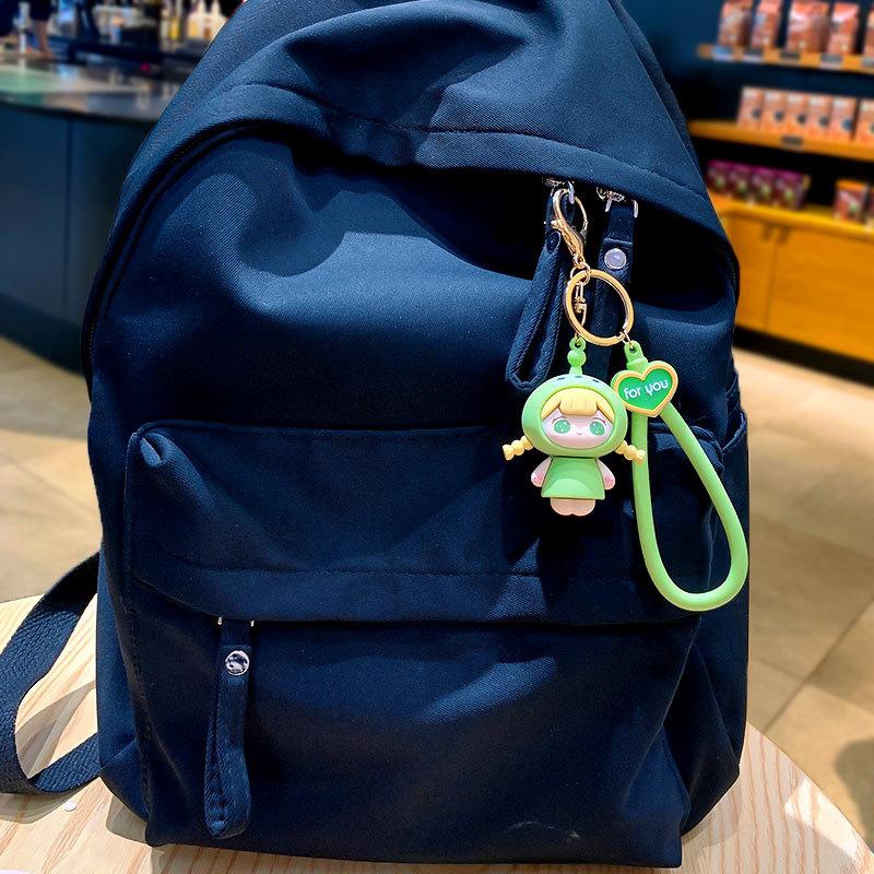 Nini Paradise Keychain Exquisite And Cute Couple Schoolbag Pendant Car Key Chain Small Gift