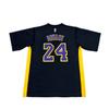 Adidas X NBA Collaboration Lakers Kobe 24 Hollywood Night REP Printed V-Neck Pullover Short Sleeve Basketball Jersey Unisex jersey 7818A-3LG-AEB836