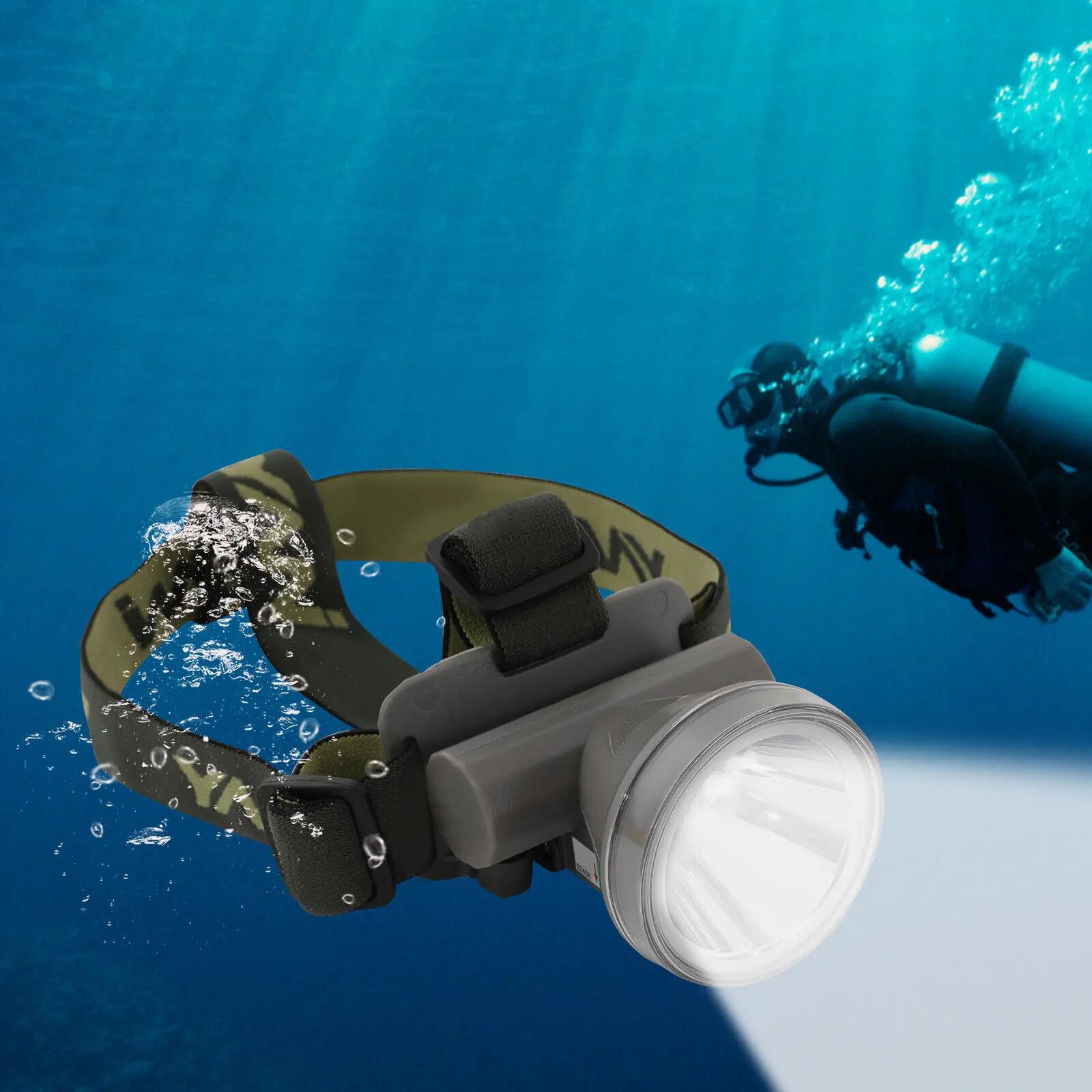 

Rechargeable LED Diving Headlamp – Head-mounted Light for Night and Deep Sea Diving Adventures United States