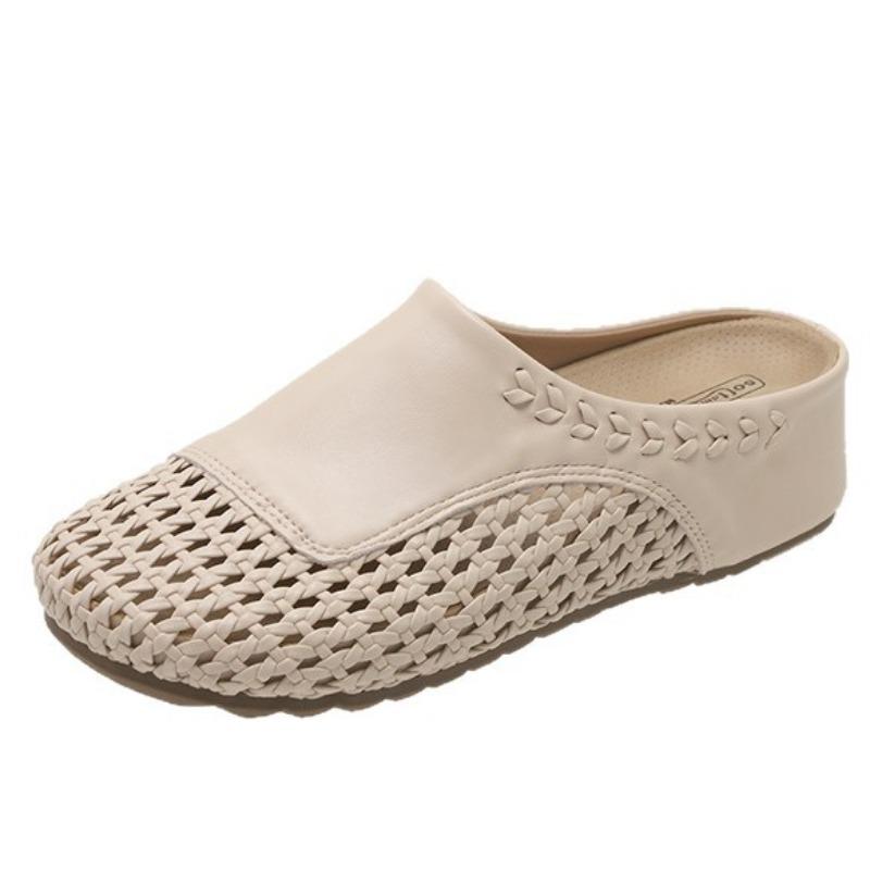 Baotou half slippers women's summer new versatile lazy one pedal casual skirt shoes