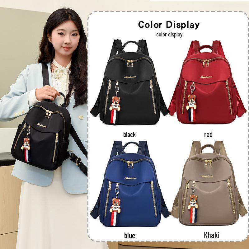 2025 Women's Oxford Cloth Lightweight Small Fashion Travel Backpack & Handbag