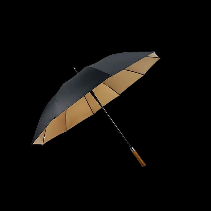 TCAIA180 Oversized Gold UV Protection Stick Umbrella