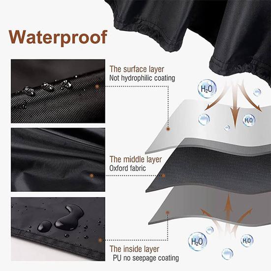 Waterproof Furniture Cover Oxford Fabric Weather-resistant Anti-penetration Outdoor Garden Patio Sofa Chair Cover