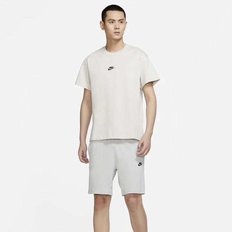 New Nike Sportswear T Shirt Men's Light Bone DN5241-072