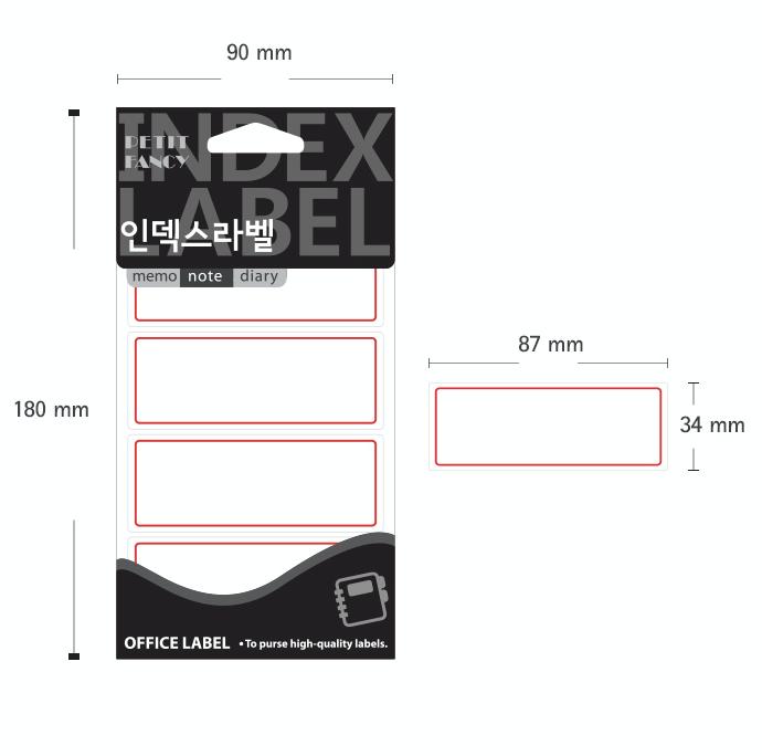 Petit Fancy Etikettenaufkleber (je 10 Stück) Indexetiketten / Kategorieetiketten / Büroetiketten / Anhängeraufkleber / Markierungswerkzeuge / Anhänger für Index - 48 Optionen