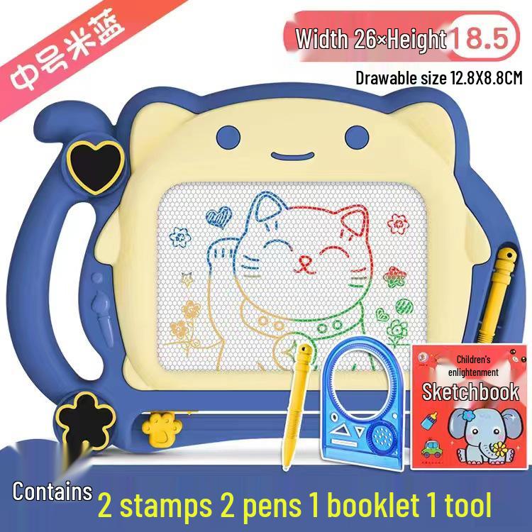 Colorful Magnetic Drawing Board for Kids - Detachable Writing & Graffiti Tool for Kindergarten Learning