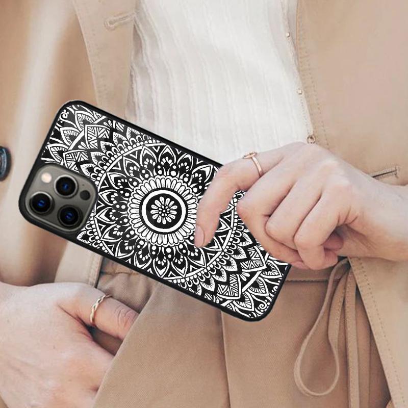 

BEAUTIFUL MANDALA ART Magnetic Phone Case For APPLE iPhone 17 Air 16 14 13 12 Pro Max 15 Plus Wireless Charge With MagSafe Cover iPhone 13mini