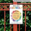 2D Flat What Can I Control Rainbow Watercolor Mental Health Metal Sign - 8.0x12.0inch Aluminum Wall Art, Self Control Therapy Classroom Office Decor