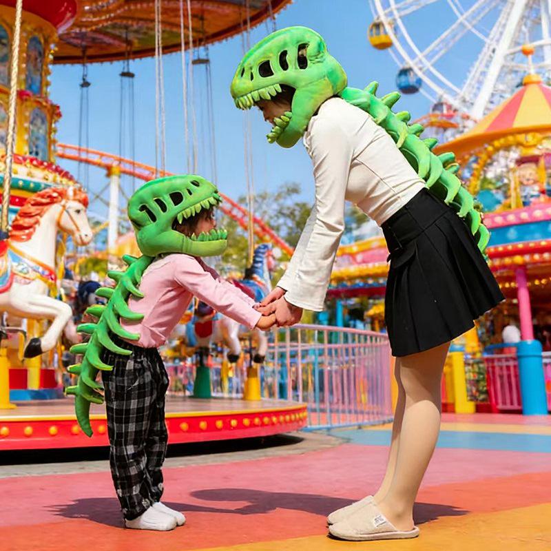 Promi-Stil Dinosaurierskelett Cosplay-Hut für Kinder
