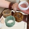 Multi-color Resin Elastic Bracelet Women's Light Luxury Niche Design High Sense Exaggerated Irregular Bracelet Mori Jewelry Women