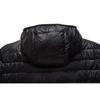 Mens Plus Size Hooded Lightweight Padded Winter Warm Loose Casual Outerwear Coat