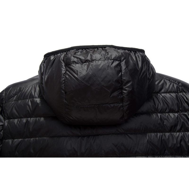 Mens Plus Size Hooded Lightweight Padded Winter Warm Loose Casual Outerwear Coat