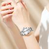 OPK Ladies Quartz Wristwatch Stainless Steel Band 30M Water Resistant Diamond Dial Luminous Classic Business Women's Stylish Gift