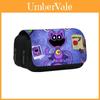 Astuccio Portapenne Doppio Zip per Bambini Smiling Critters in Tessuto di Nylon per Uso Scolastico