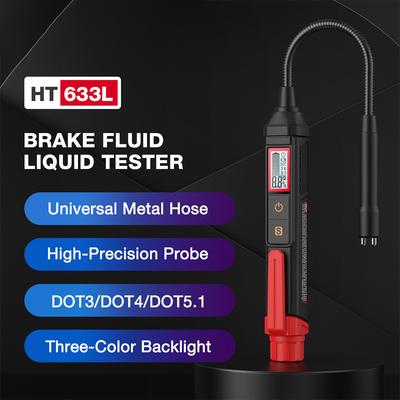 Testeur Universel de Liquide de Frein Précis Détecteur d'Humidité pour Liquide de Frein Automobile Auto Voiture DOT3/DOT4/DOT5.1