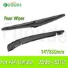 For KIA Cerato Rear Wiper Blade 14"/350mm Car Windshield Windscreen Rubber 2005 2006 2007 2008 2009 2010 2012