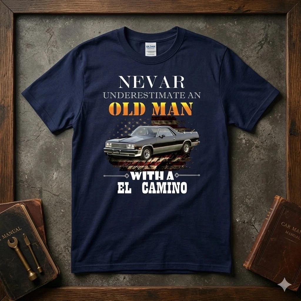 1978-87 El Camino Classic Car Shirt Vintage Style Tee M